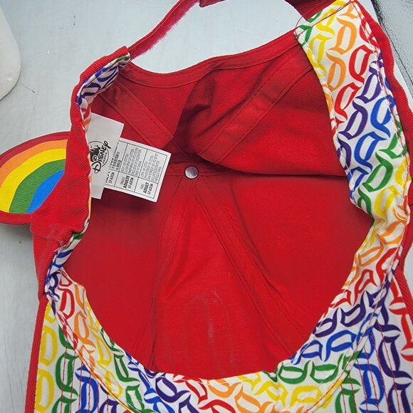 Disneyland Red Pride Mickey Ears Adults Hat Cap Casual Outdoors Comfort - Picture 7 of 9